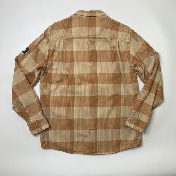The North Face Shirt Mens M Medium Brown Stone Stayside Flannel Button Up Pocket - Picture 8 of 14